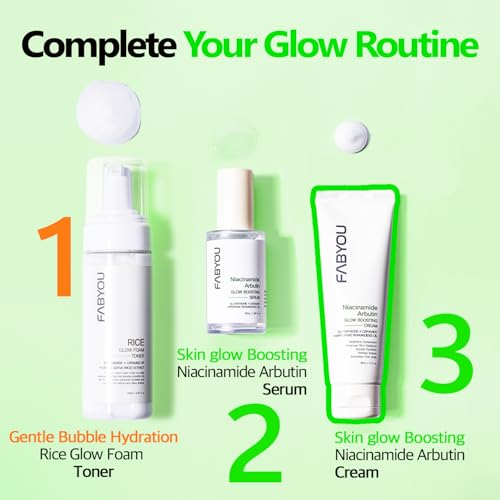 Niacinamide Arbutin Glow Boosting Cream 2.71 fl oz - Korean Skin Care for Long-Lasting Hydration & Smooth, Even Skin Tone with 10% Niacinamide & Arbutin, Deep Moisture Cream for Face