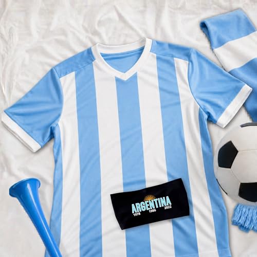 Argentina Soccer Fan Headband - Sports Sweatband for Football Supporters
