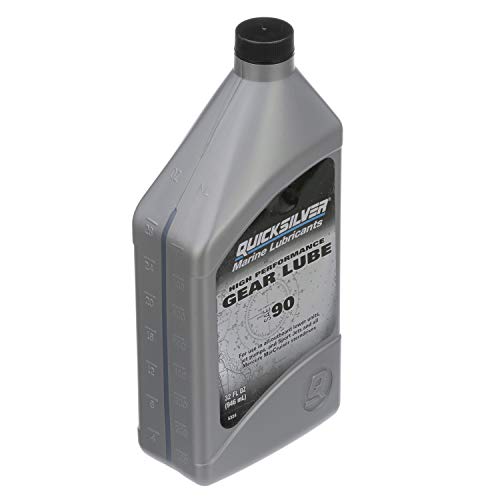 Quicksilver by Mercury Marine 802891Q05 SAE 90 High Performance Gear Lube and Pump Kit, 32 Fl. Oz.