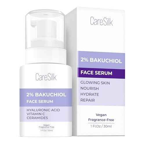 Bakuchiol Face Serum - Natural Retinol Alternative Extract - Renewal Facial Moisturizer - Vitamin C Pure Vegan Treatment - Para Las Arrugas