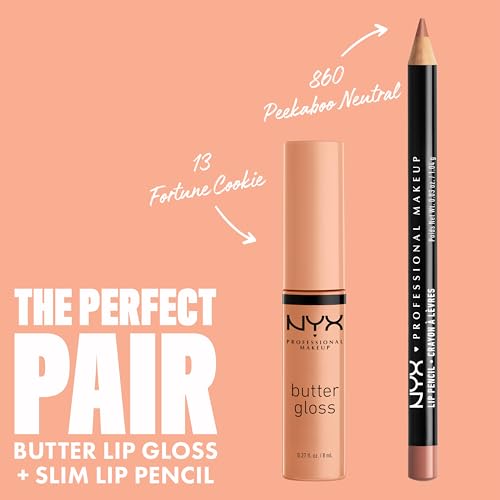 NYX Butter Gloss - Non-Sticky Lip Gloss in Fortune Cookie