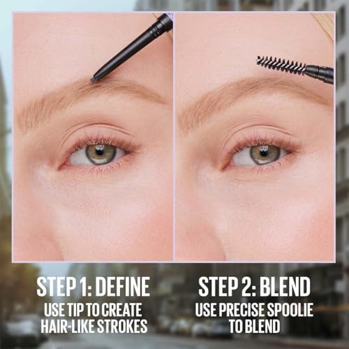 Maybelline Express Brow Ultra Slim Eyebrow Pencil, Ash Brown