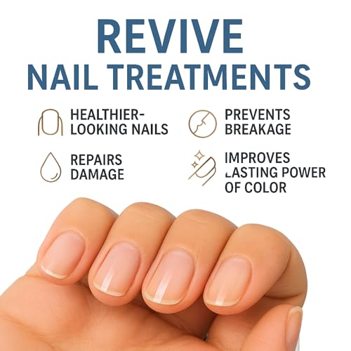 "Cindi Nails Revive and Grow Nail Treatment Set ? Healing Base Coat, Repairing Middle Coat, and UV Protecting Fast Drying ? 7-Free, Chip Resistant, No Light Curing, All Natural, Non Toxic "