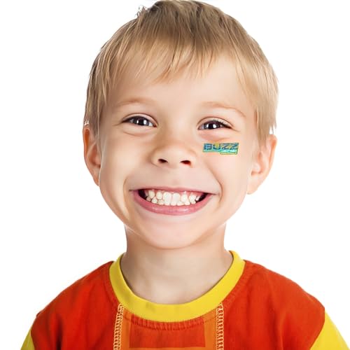 Lightyear Temporary Tattoos - 8 Pack Assorted Multicolor