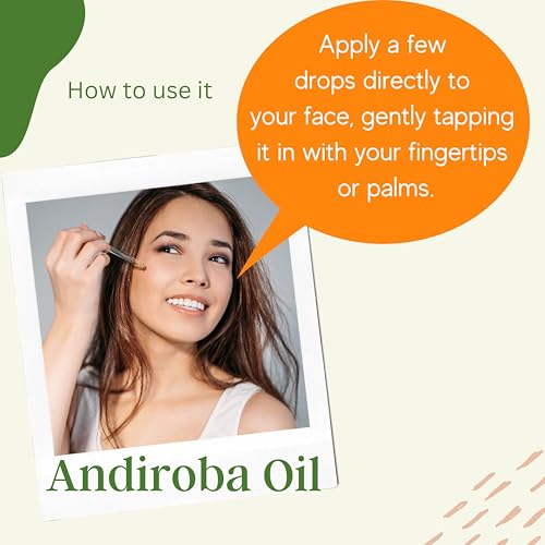 Best Nature's Cosmetics Andiroba Oil ? 100% Pure, Cold Pressed & Unrefined for Skin, Hair & Body ? Wild Harvested -1 fl oz / 30 ml