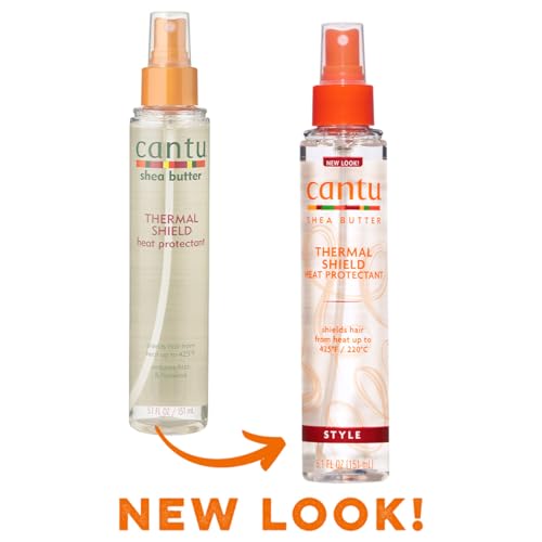 Cantu Shea Butter Thermal Shield Heat Protectant 5.1 Ounce (150ml)