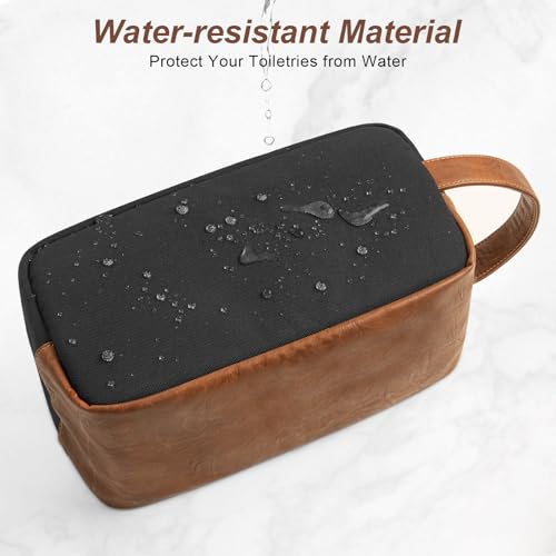 Travel Toiletry Bag for Men | Hanging Dopp Kit | Water Resistant