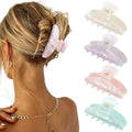 Acrylic Claw Clips for Women - 4 Pack Hair Clips