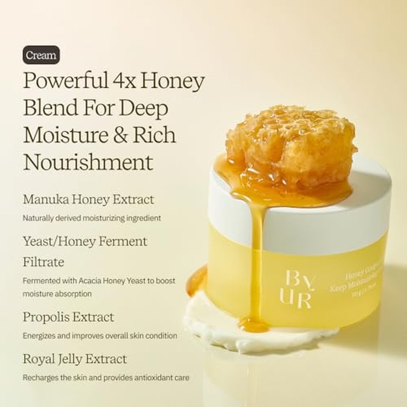 ByUR Honey Moisturizing Cream - Deep Hydration & Skin Barrier Care