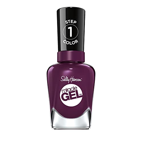 Sally Hansen Miracle Gel Nail Polish, Shade Wild for Violet #572