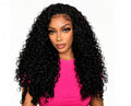 Burmese Curly Half Wig Human Hair 18" Glueless 180% Density