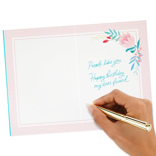 Hallmark Floral Birthday Card for Friend with Warm Sentiment