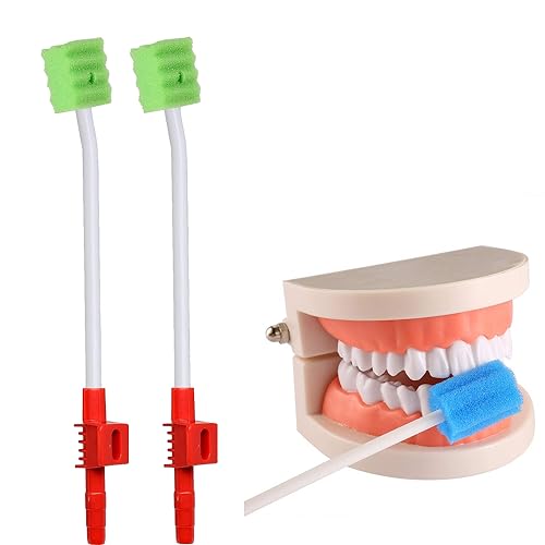 Wellgler's Oral Care Single Use Suction Swab with mouth swabs