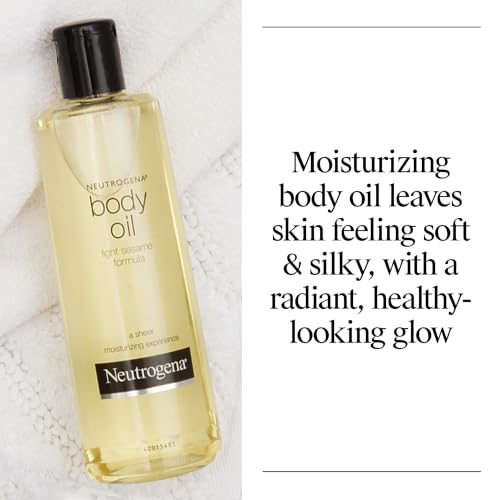 Neutrogena Light Sesame Body Oil, 16 fl oz