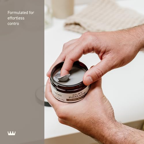 Cremo Premium Barber Grade Hair Styling Clay - Strong Hold Matte Finish, 3.4 oz