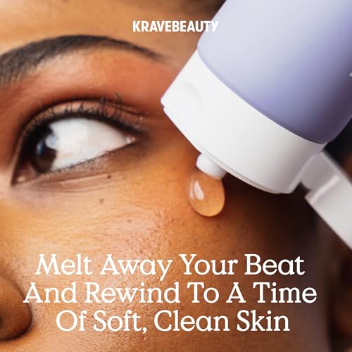 KraveBeauty Makeup Re-Wined Jelly Oil Cleanser Duo ? K-Beauty Transforming Daily Cleanser, Removes Makeup & Impurities, Vegan & Cruelty-Free, 3.38 fl oz x2