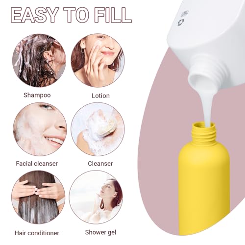 UMETASS 8.8oz Travel Shampoo Bottle with Flip Cap
