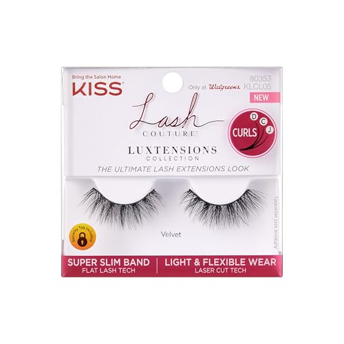 KISS Lash Couture LuXtensions 12mm Velvet False Eyelashes