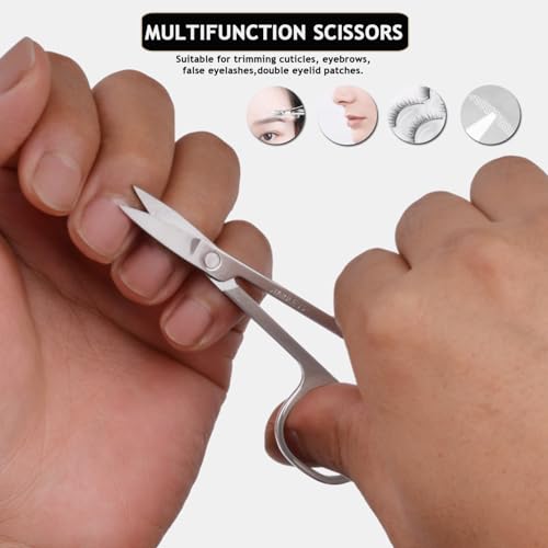 5-Piece Stainless Steel Travel Manicure Set with Nail Care Tools