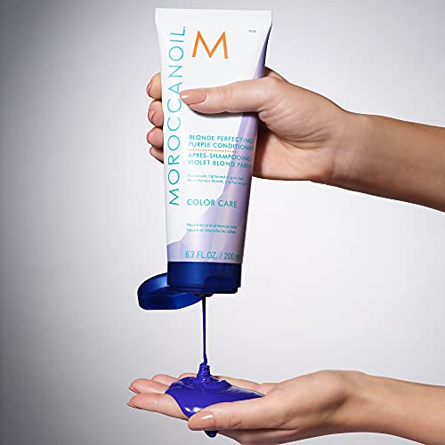 Moroccanoil Blonde Perfecting Purple Conditioner 6.7 Fl Oz - Nourishing Hair Care