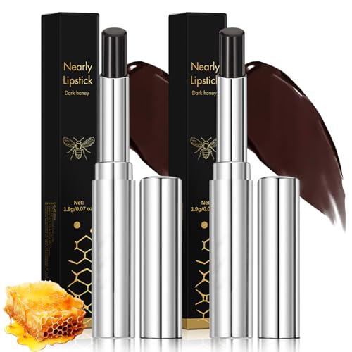 Honey Noir Moisturizing Lipstick Set - 2 Pack, Long-Lasting Color