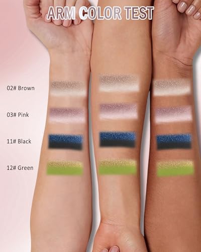 Brown Dual Eyeshadow Stick - Shimmer Gradient Blendable