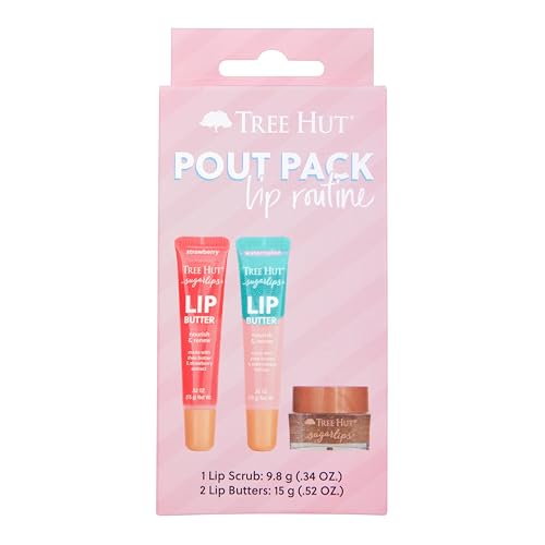 Tree Hut Moisturizing Lip Routine Set - Scrub & Gloss