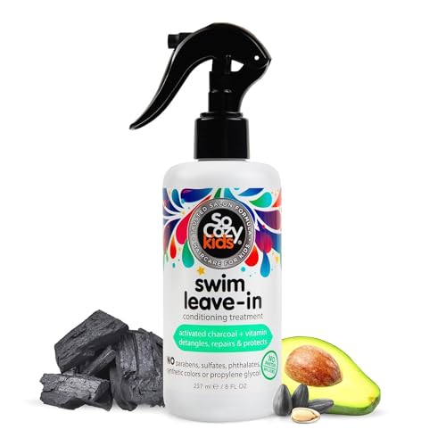 SoCozy Swim Leave-In Conditioner Spray for Kids Hair (8 oz)