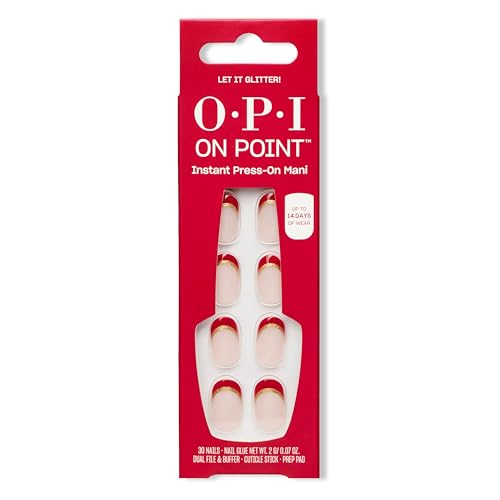OPI On Point Press On Nails - 30 Count with Glue