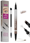 DUDUDU Dual-Ended Eyebrow Pen - Waterproof 4D Microblading Tool