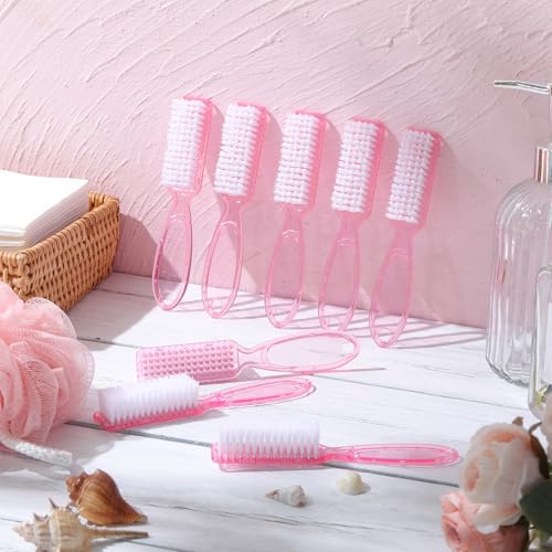 30 Pcs Nail Scrubber Brushes - Handle Grip Manicure Cleaning Tools
