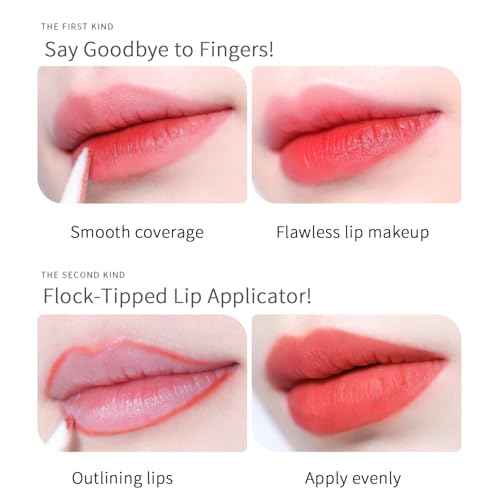 200Pcs Eyelash Extension Kit, Lash Spoolies Extension Supplies Eyebrow Brush Mascara Wands Lip Brushes Applicators Disposable Micro Swab Brushes for Lash Extensions Brow Lamination Kit, Black