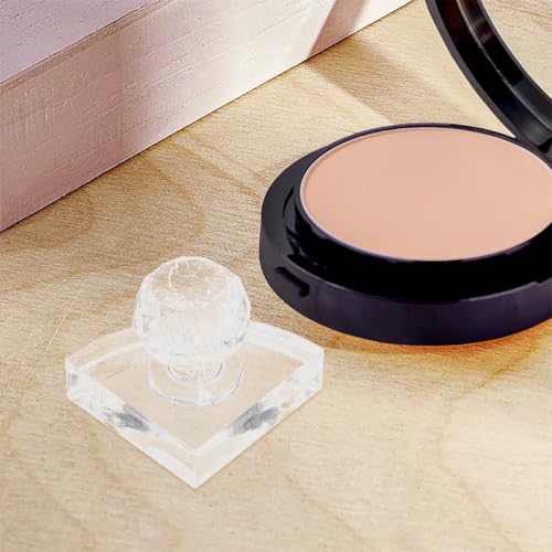 Eyeshadow Pressing Tool 2Pcs - Round Eye Shadow Stamper and Blusher Press Tool for Compact Powder Repair and Diy Makeup Application
