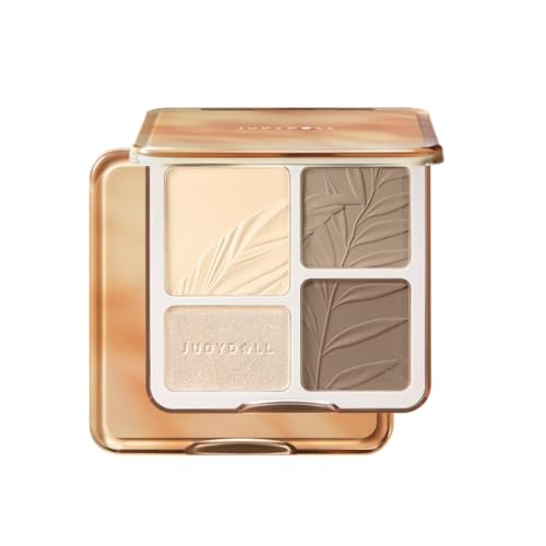 JUDYDOLL Contour Palette - 4-Color Highlight & Contour Kit