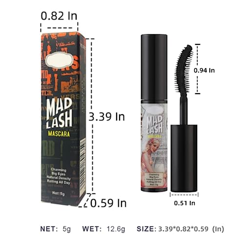 Brown Lash Colored Mascara Makeup Volumizing Volume Building Waterproof Sensational Washable Lengthening Natural Long-Lasting¡¦ (Brown)