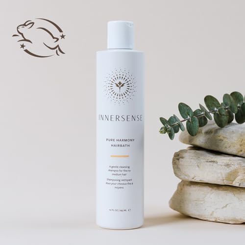 INNERSENSE Organic Pure Harmony Hairbath Shampoo - 10oz, Gentle, Nourishing, For All Hair Types