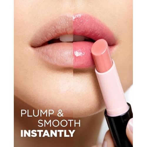 EITHER& Melting Syrup Balm (02 ICY BLUE), Korean Lip Balm, Plumping, Non-Sticky, Transparent, Cooling Sensation, Glossy Finish (0.25 fl. oz.)