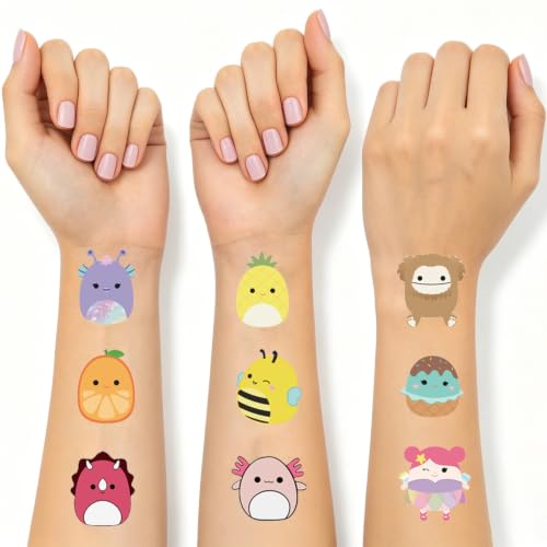 20 Sheets Cute Animals Temporary Tattoos for Kids