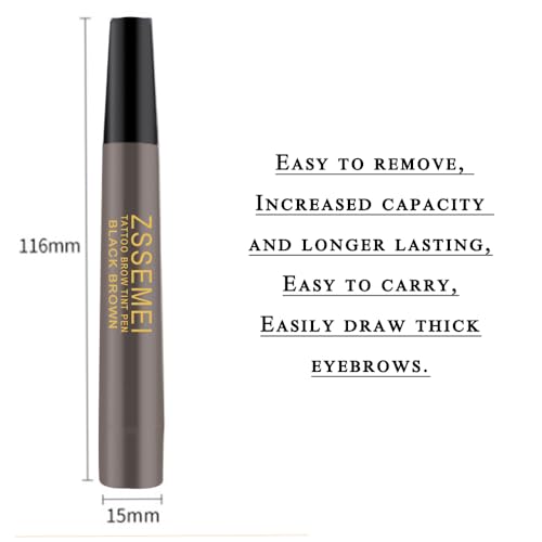 Waterproof Eyebrow Pen Microblading Tattoo - 2 Pack