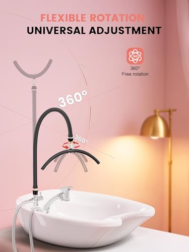 Head Spa Waterfall Shampoo Bowl Faucet with 3-Gear Switch