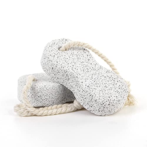 Natural Lava Pumice Stone for Feet - Callus Remover, Pack of 2