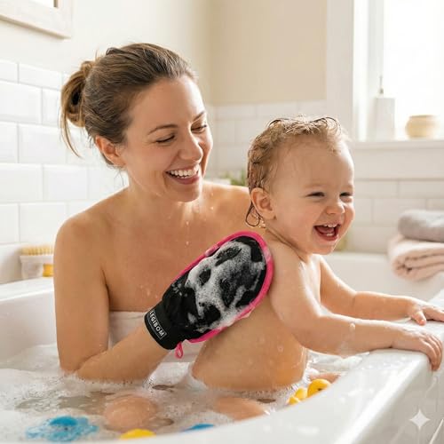 Korean Exfoliating Mitt – Dead Skin Remover Glove 100% Viscose
