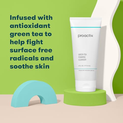 Proactiv Foaming Facial Cleanser with Green Tea and Antioxidant Blend- Deep Clean, Face Wash Soap- Removes Makeup and Dirt- 6oz