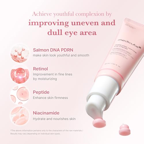 Medicube Salmon DNA PDRN Eye Serum with Retinol & Peptides - 1.01 fl oz