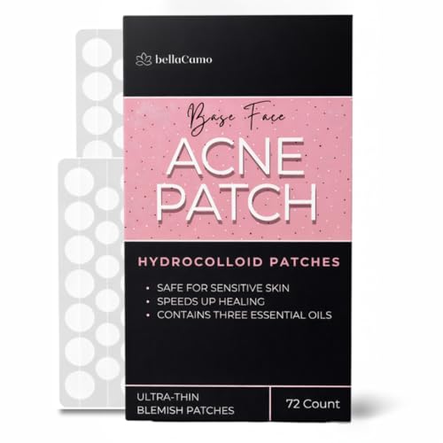 Pimple Patches ? Hydrocolloid Pimple Patch Spot Stickers for Acne and Whiteheads; Day or Nighttime Use; Fast Acting, Invisible Spot Treatment for Face and Skin- 72 Count