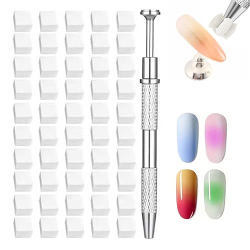 DAIXIANGER 62Pcs Nail Art Brush Set - Variation Nail Brush Set 1 for DIY Manicure