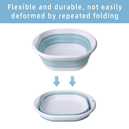 Collapsible Foot Bath Basin for Above Ground Pools - Large Capacity