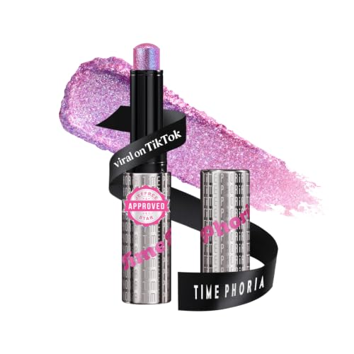TIMEPHORIA Illumina Jelly Gel Eyeshadow Stick 010 Amethyst - Cool Lavender, Vibrant Metallic Eye Makeup