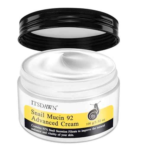 Snail Mucin 92% Repair Cream 100g, Face Moisturizer Hydrating Repair Face Cream for Dry & Sensitive Skin, All Skin Types