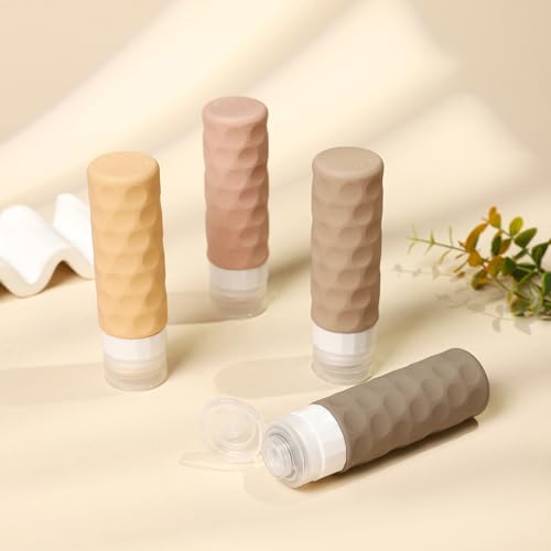 Silevoler Travel Bottles 3oz TSA Approved Leak Proof Toiletries